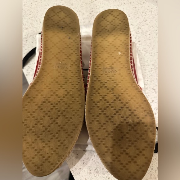Women’s Red Gucci Espadrille shoe - Picture 5 of 6